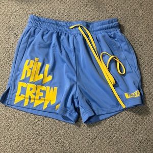 Kill Crew Light Blue/Yellow Shorts